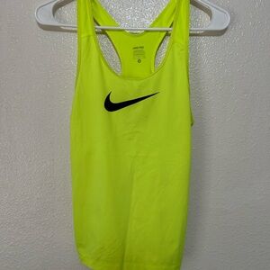 Nike Women's Bright Yellow Tank Top